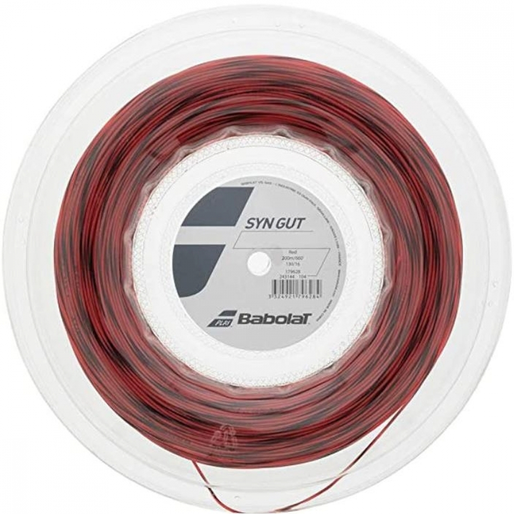 243144-104 Babolat Synthetic Gut Red Tennis String (Reel)