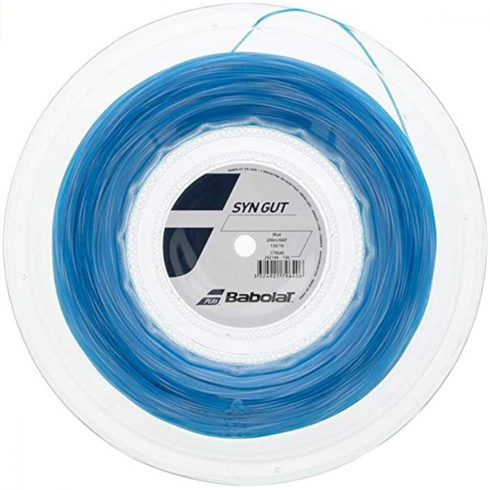 243144-136 Babolat Synthetic Gut Blue Tennis String (Reel)