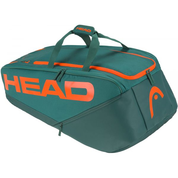 Head Radical Pro 12R Tennis Bag (Dark Cyan/Fluorescent Orange)