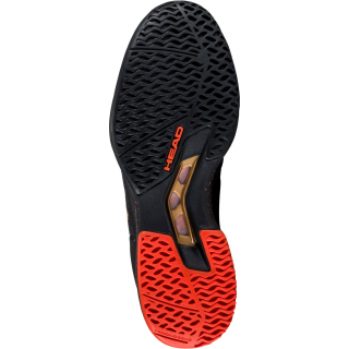 273002-BKOR Head Men's Sprint Pro 3.5 SuperFabric Tennis Shoes (Black/Orange)