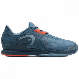 273042-PICKLEBALL Head Men's Sprint Pro 3.5 Pickleball  Shoes (Bluestone/Orange) - Right