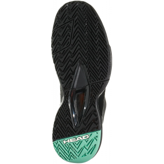 273203-BKTE Head Men's Revolt Pro 4.0 Tennis Shoes (Black/Teal)
