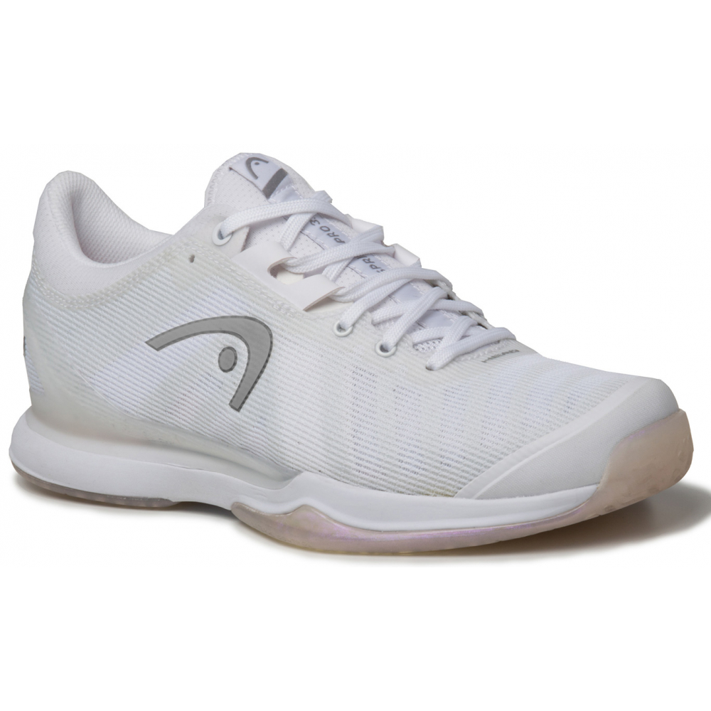 Head Women's Sprint Pro 3.0 Tennis Shoes (White Iridescent)