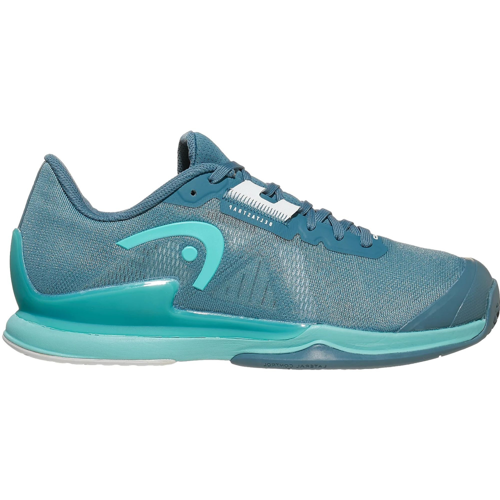 274022-BSTE Head Women’s Sprint Pro 3.5 Tennis Shoes (Bluestone/Teal)