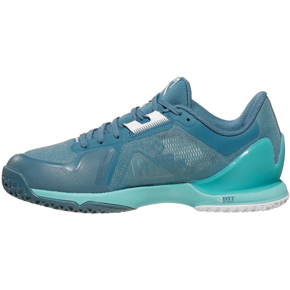 274022-BSTE Head Women's Sprint Pro 3.5 Tennis Shoes (Bluestone/Teal)