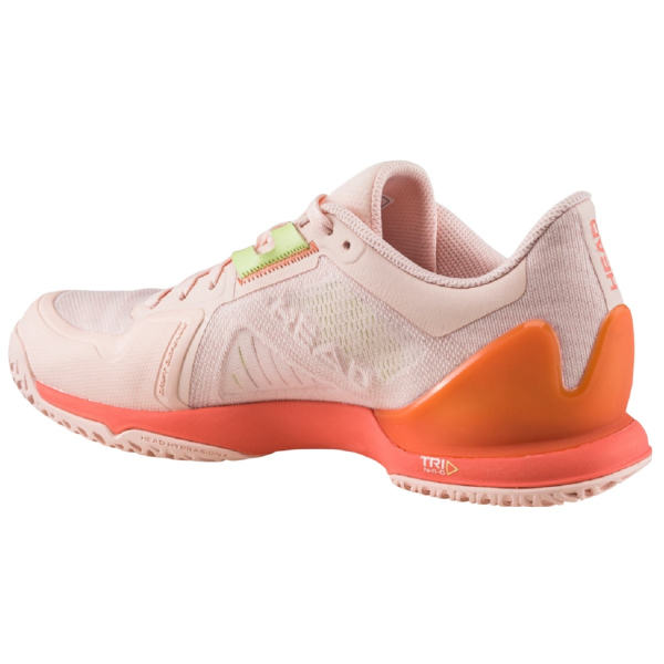Head Women's Sprint Pro 3.5 Pickleball Shoes (Salmon/Lime)