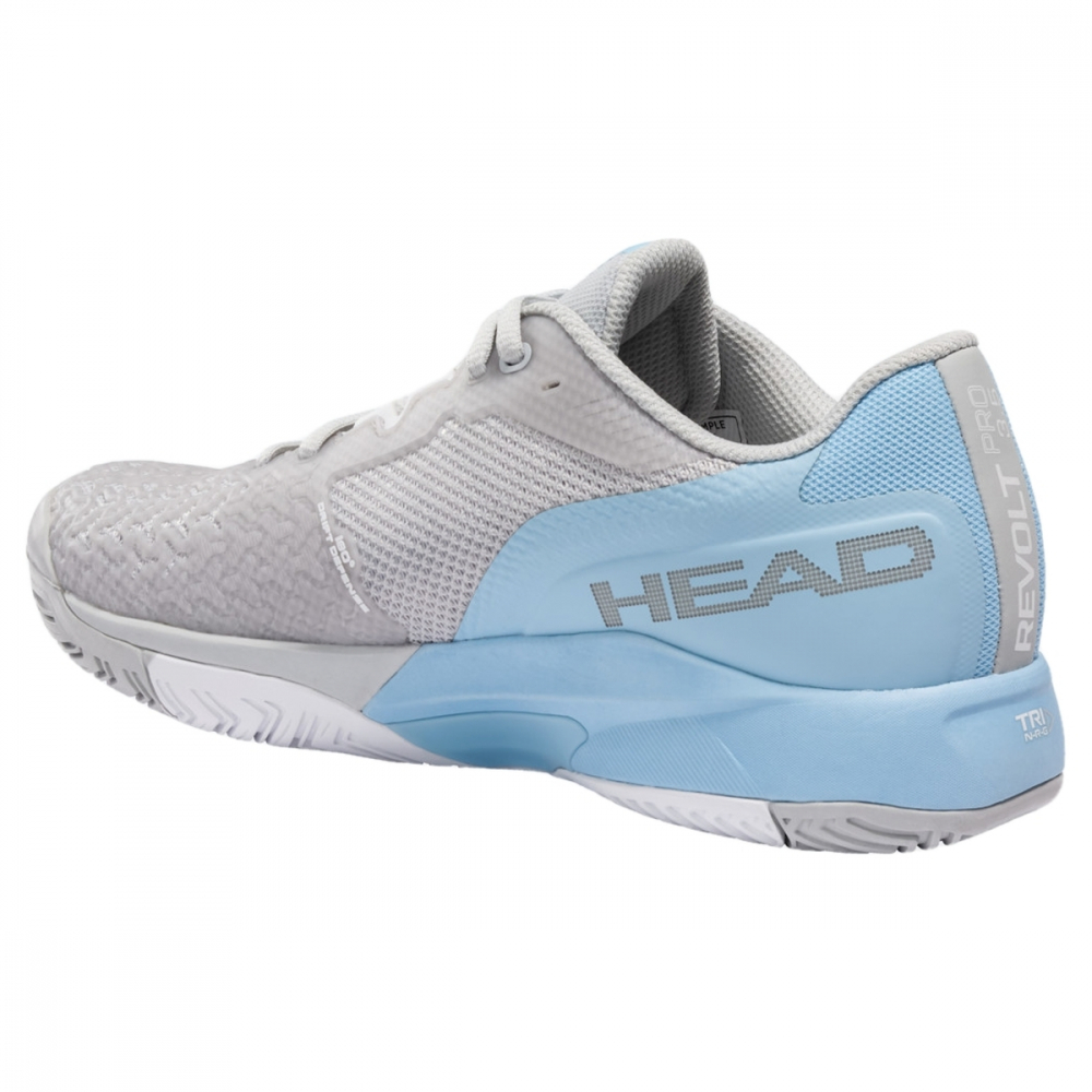 274121 Head Revolt Pro 3.5 Women's Tennis Shoes (Gray/Light Blue)