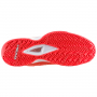 274122 Head Women's Revolt Pro 4.0 Tennis Shoes (Coral/White) - Sole