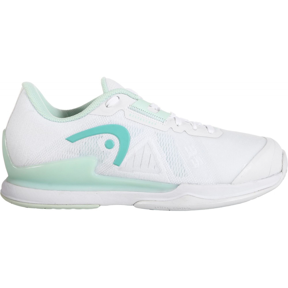 274163-WHAQ Head Women's Sprint Pro 3.5 Tennis Shoes (White/Aqua)