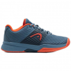 Head Junior Revolt Pro 4.0 Tennis Shoes (Bluestone/Orange) -