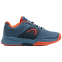 275022 HEAD Revolt Pro 4.0 Junior Tennis Shoes (Bluestone/Orange)