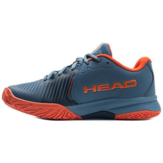 275022 HEAD Revolt Pro 4.0 Junior Tennis Shoes (Bluestone/Orange)