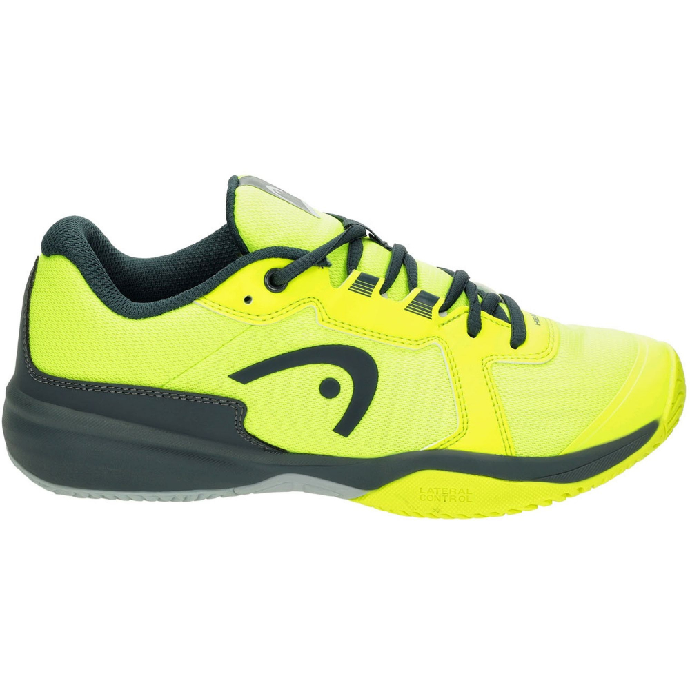 275102.PADEL HEAD Junior Sprint 3.5 Padel Shoes (Yellow/Grey) - Left