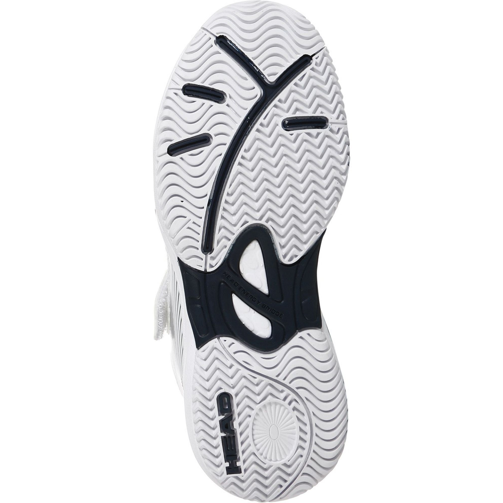 275413-WHBB Head Junior Sprint Velcro 3.0 All Court Tennis Shoes (White/Blueberry)
