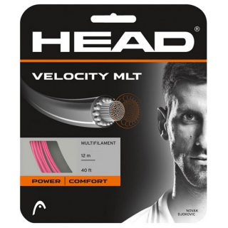 Head Velocity MLT 16g Pink Tennis String (Set)