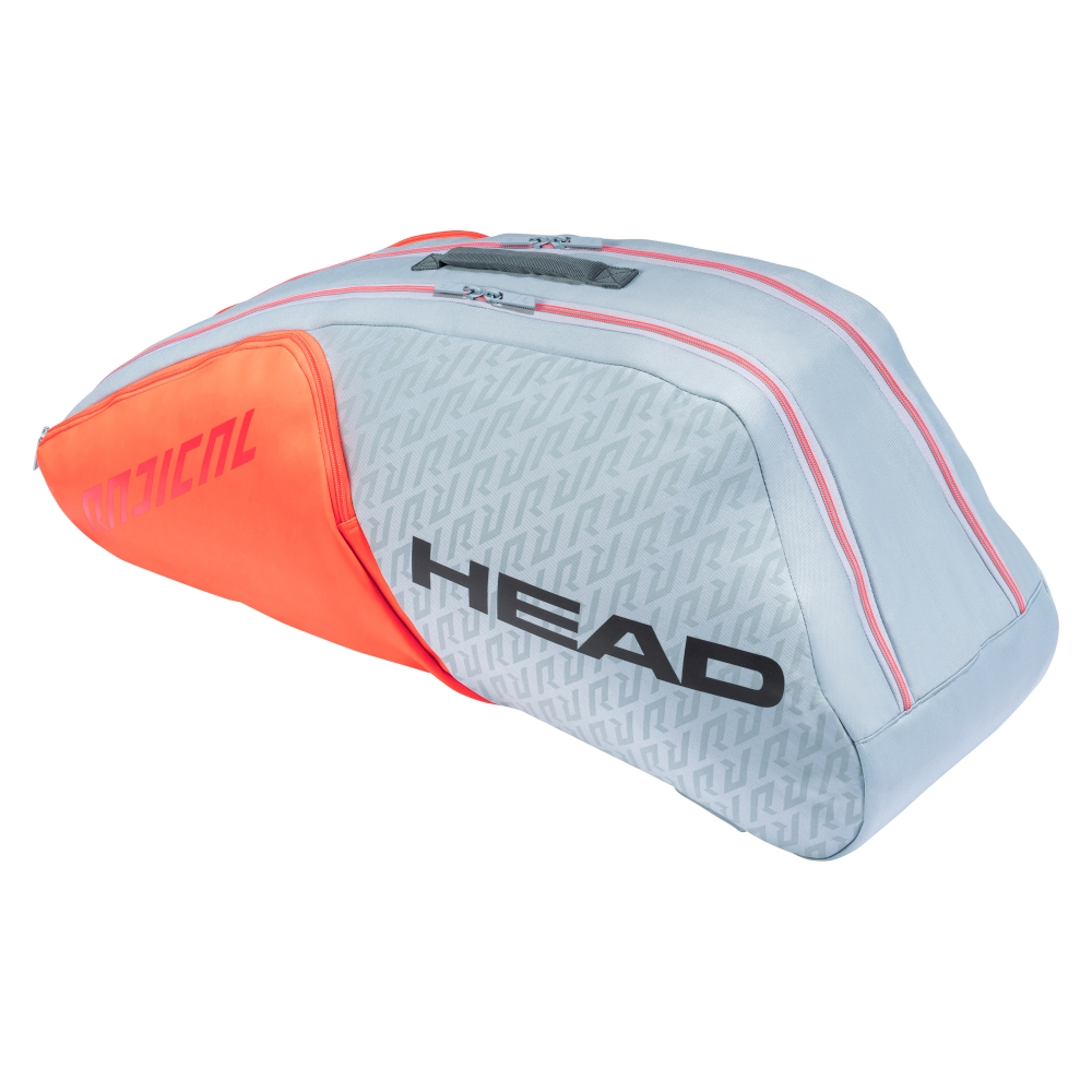 283521 Head Radical 6R Combi Tennis Bag (Grey/Orange)