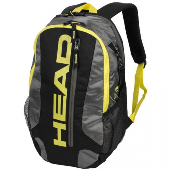 Head Elite Pickleball / Racquetball Backpack (Black/Neon Yellow) Do