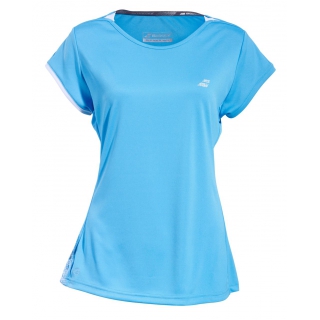 Babolat Women's Performance Cap Sleeve Tennis Top (Horizon Blue)