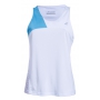 Babolat Women's Performance Tennis Tank Top (White/Horizon Blue)