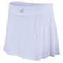 Babolat Women's Performance 13 Inch Pleated Tennis Skirt (White/White)