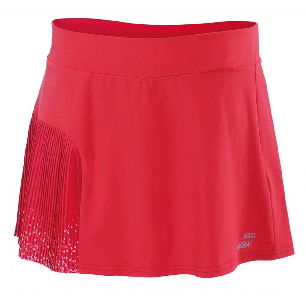Babolat Women's Performance 13 Inch Pleated Tennis Skirt (Hibiscus)