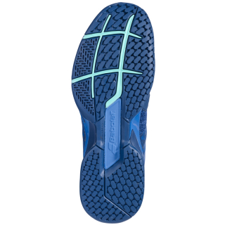 30F21442-4090 Babolat Men's Propulse Blast All Court Tennis Shoes (Dark Blue/Viridian Green)