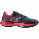 Babolat Men’s Jet Mach 3 All Court Tennis Shoes (Black/Poppy Red) -