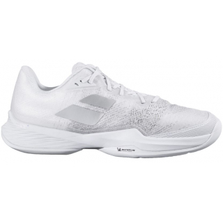30S21629-1019 Babolat Men’s Jet Mach 3 Tennis Shoes (White/Silver)