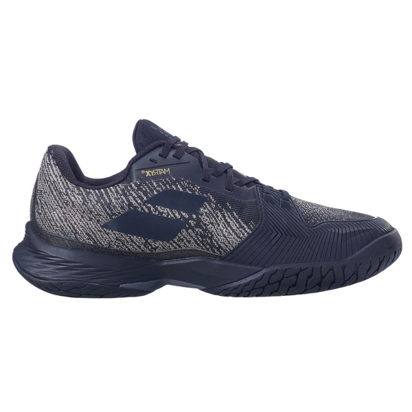 Babolat Men's Jet Mach 3 Tennis Shoes (Black/Gold)