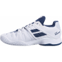 30S22208-1005 Babolat Men's Propulse Fury All Court Tennis Shoes (White/Estate Blue)
