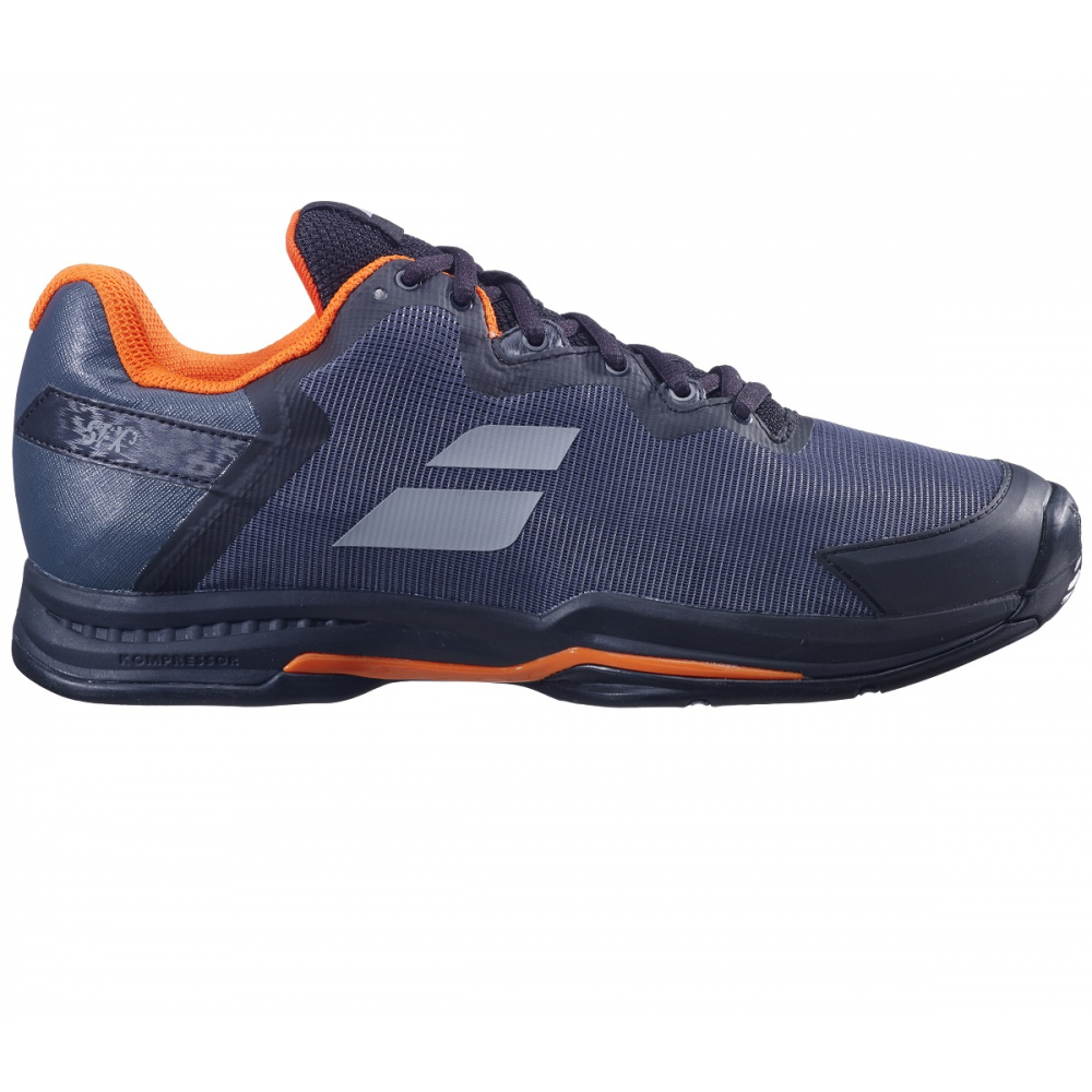 30S22529-2037 Babolat Men's SFX3 All Court Tennis Shoes (Black/Orange) - Right