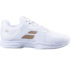 Babolat Men’s SFX3 All Court Wimbledon Tennis Shoes (White/Gold) -