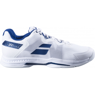 30S23529-1075 Babolat Men's SFX3 All Court Tennis Shoes (White/Navy)