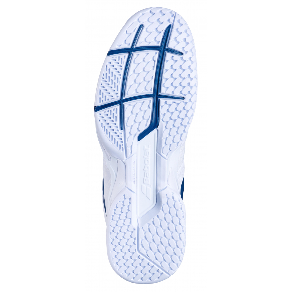 Babolat Men's Propulse Blast All Court Tennis Shoes (White/Estate Blue)
