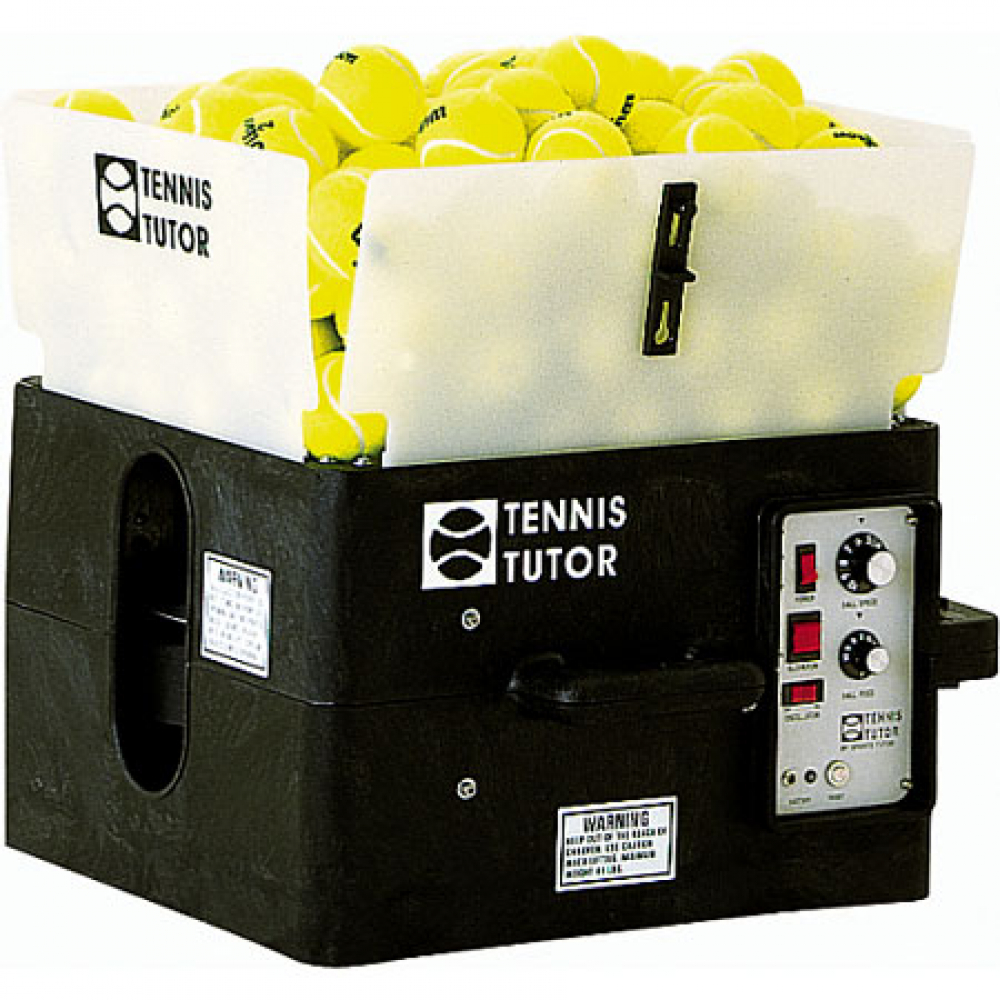 Tennis Tutor Ball Machine w/ 2 Button Remote & Dual 2-Line