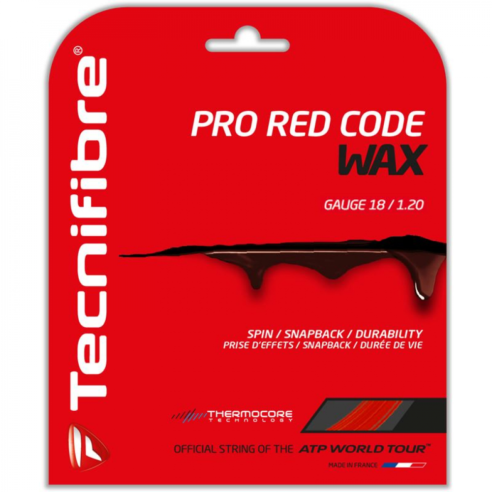 Tecnifibre Pro Red Code Wax 18g Tennis String (Set)