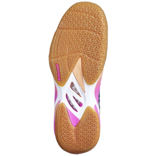 31F2102-1026 Babolat Women's Shadow Tour Indoor Tennis Shoes (White/Pink) - Sole