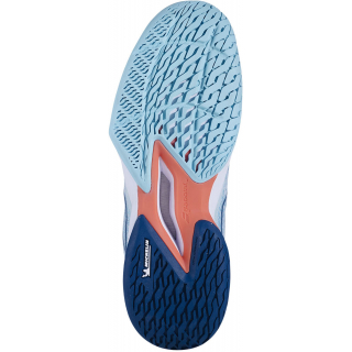 31S22630-1055 Babolat Women's Jet Mach 3 All Court Tennis Shoes (White/Angel Blue)