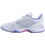 31S23651-1074 Babolat Women's Jet Tere All Court Tennis Shoes (White/Lavender)