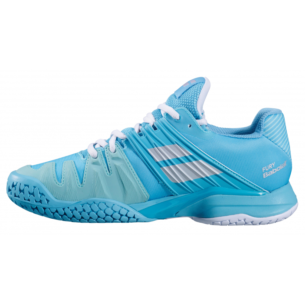 Babolat Women's Propulse Fury All Court Tennis Shoes (Porcelain Blue)