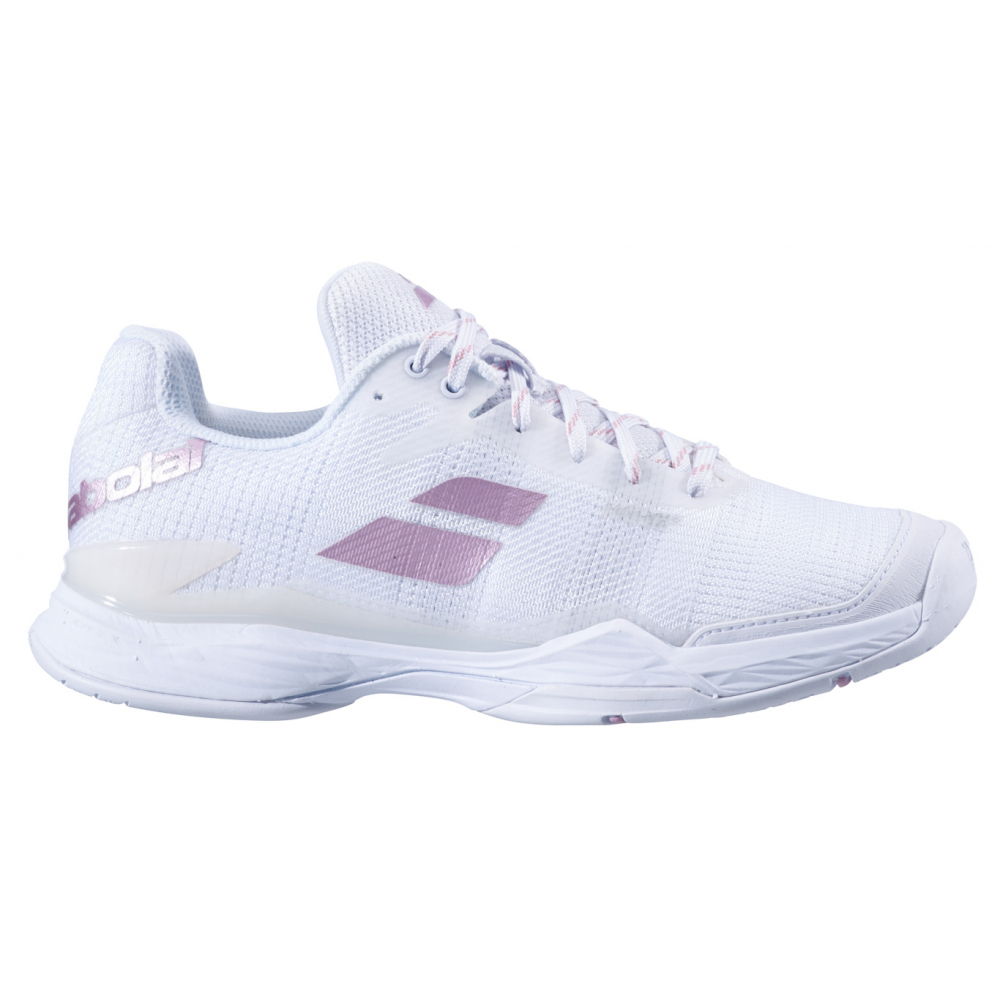 Babolat Women #39 s Jet Mach II All Court Tennis Shoe (White/White)