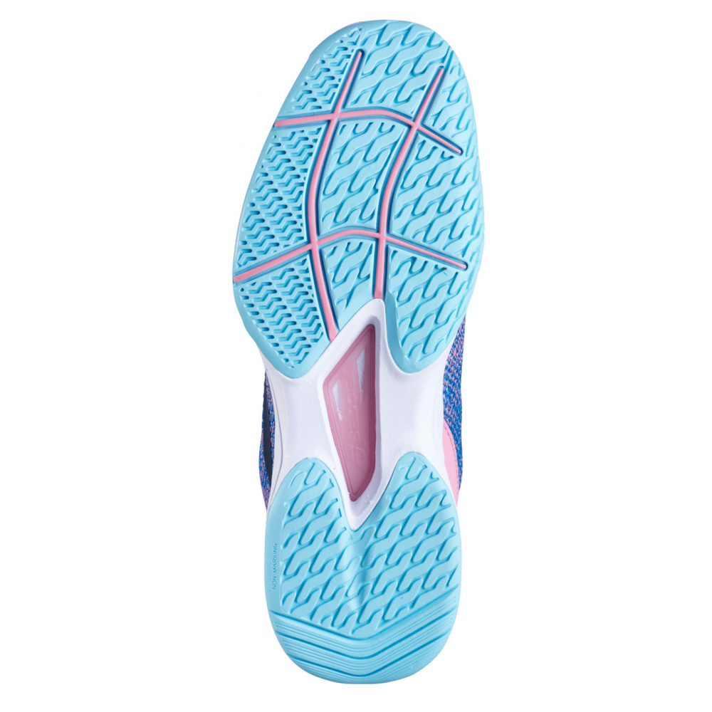 Babolat Women's Jet Tere All Court Tennis Shoe (Blue/Pink)
