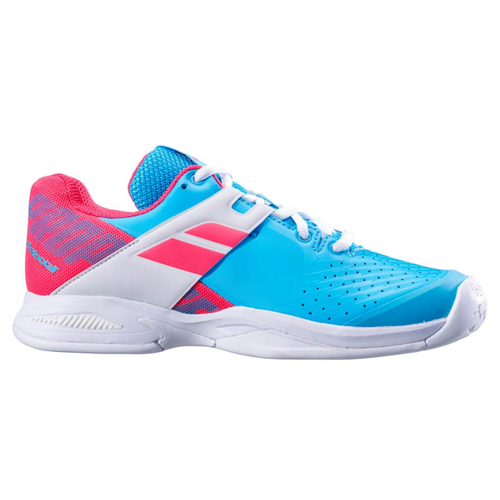 Babolat Propulse All Court Junior Tennis Shoes (Sky Blue/Pink)
