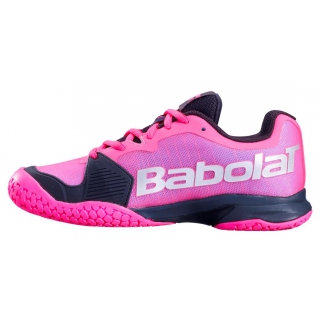 Babolat Junior Jet All Court Tennis Shoe (Pink/Black)