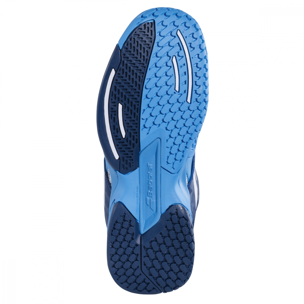 33S21478-4086 Babolat Junior Propulse All Court Tennis Shoe (Drive Blue)