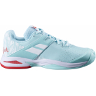 Babolat Junior Girls Propulse All Court Tennis Shoe (Yucca/White) -