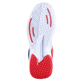 Babolat Junior Jet All Court Tennis Shoe (White/White)
