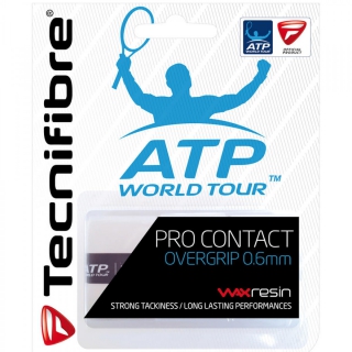 Tecnifibre Pro Contact Overgrip 3-Pack (White)