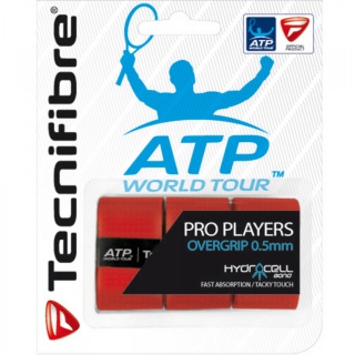 Tecnifibre Pro Players Overgrip 3 Pack (Red)