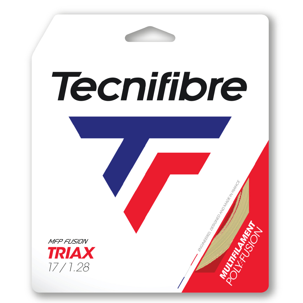 01GTR128XN Tecnifibre Triax 17g Tennis String (Set)